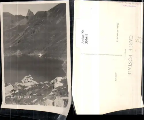 307649,Fotokunst Urdensee See b. Tschiertschen Bergkulisse pub Foto R. Burier