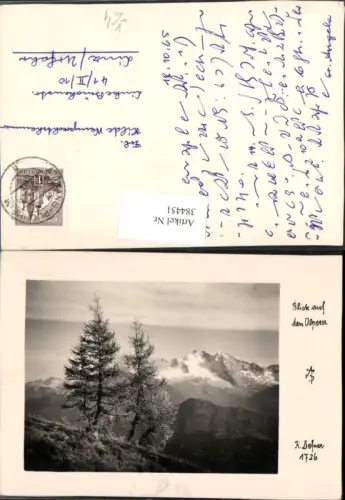 384451.Fotokunst Dr. Defner 1726 Blick auf den Olperer b. Hintertux Tux Bergkulisse