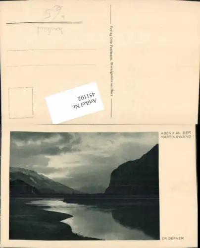 451102,Fotokunst Dr. Defner Abend an der Martinswand b. Zirl Bergkulisse