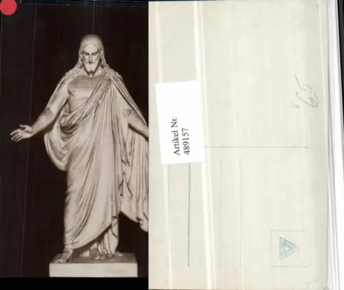 489157,Statue von B. Thorwaldsen Christus pub NPG 5247