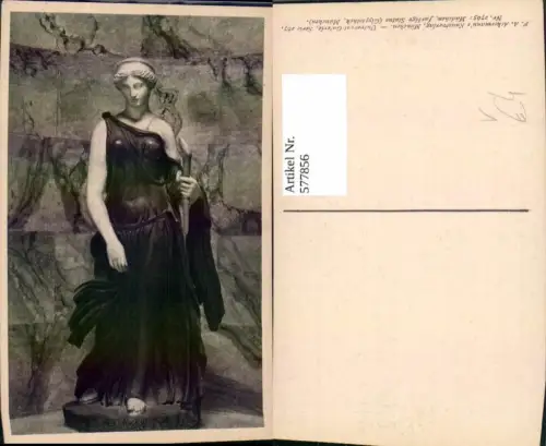 577856,Antike Mädchen farbige Statue pub F. A. Ackermann 267euro2765