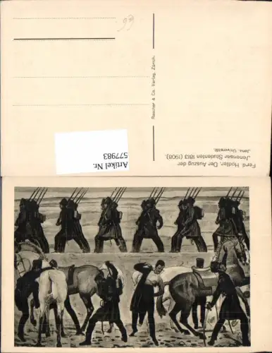 577983,Frühe Neuzeit Ferd. Hodler Der Auszug d. Jeneser Studenten 1813 Jena Universität