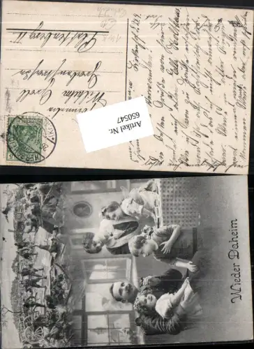 650547,Soldat Patriotik Kinder Mutter Gefecht Zigarette rauchen Stp. Herscheid n. Plattenberg