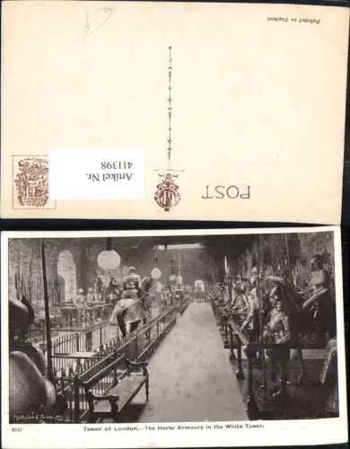 411398,Tower of London White Tower Horse Armoury Ritter Rüstung Mittelalter