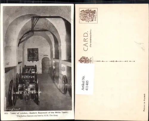 411405,London Tower of London Eastern Basement of the White Tower Geschütze Waffen Mittelalter
