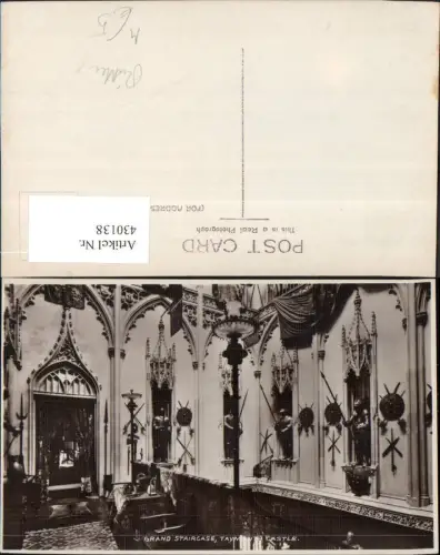 430138,Mittelalter Rand Staircase Taymouth Castle Rüstung Ritter