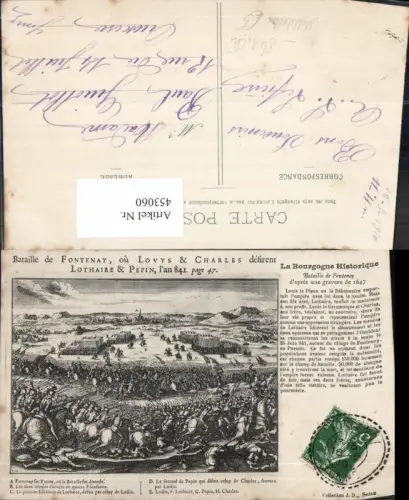 453060,Bataille de Fontenay 841 Bourgogne Historque Mittelalter
