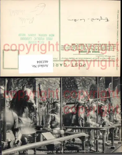 465304,Mittelalter Tower of London Groups of 16 th Century Armour Ritter Rüstungen