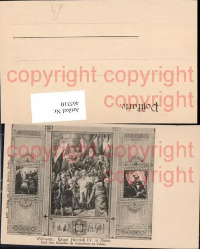 465310,Mittelalter Wislicenus Kaiser Heinrich IV in Main Ritter