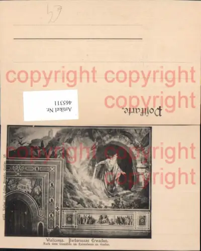 465311,Mittelalter Wislicenus Barbarossas Erwachen Ritter Schwert