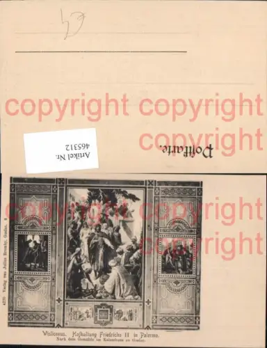 465312,Mittelalter Wislicenus Hofhaltung Friedrichs II in Palermo Ritter