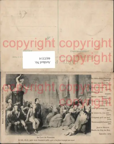 465314,Mittelalter Ler Cure de Pontoise Kirche