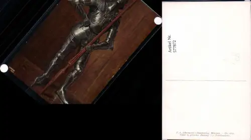 577872,Künstler Ak Ritter in gotischer Rüstung Mittelalter pub F. A. Ackermann 1813