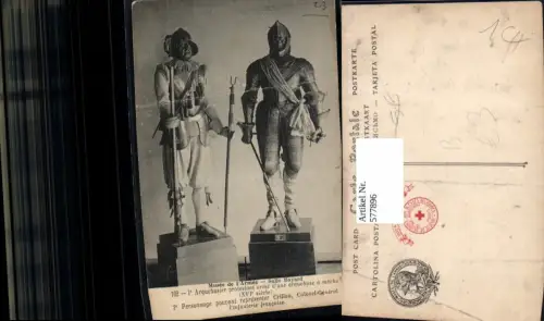 577896,Mittelalter Arquebusier protestand Arme u. Colonel-Generale de l infanterie francaise Rüstung Ritter