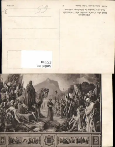 577910,Mittelalter Wislicenus Karl d. Große zerstört die Irminsäule Ritter Rüstung