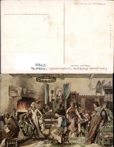 577920,Künstler Ak Karl Gehrts Im Rittersaale Leben Ritter Mittelalter pub Theo Stroefer 721