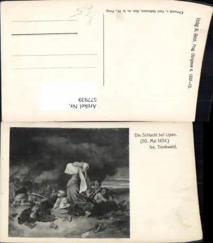 577939,Mittelalter fec. Trenkwald Die Schlacht b. Lipan 1434
