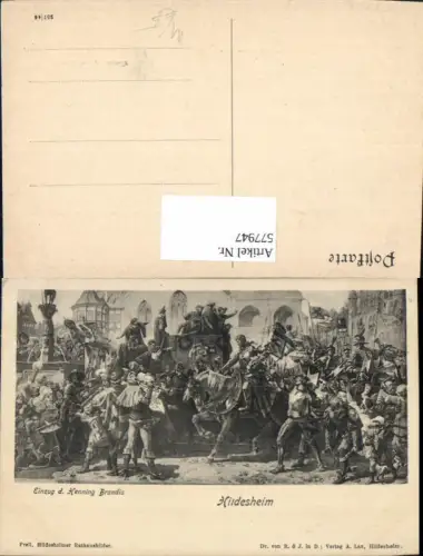 577947,Mittelalter Hildesheim Einzug d. Henning Brandis Ritter Rüstung