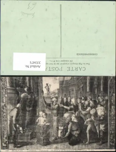 355471,Künstler Ak Beauvais Cathedrale Tapisserie St Paul et St-Barnabe pris pour des Dieux Geschichte