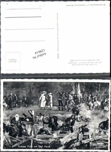129614,Andreas Hofer Tiroler Freiheitskampf Graf Hendl