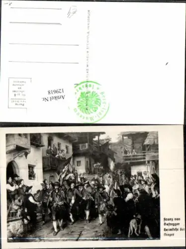 129618,Andreas Hofer Tiroler Freiheitskampf Defregger Franz sign