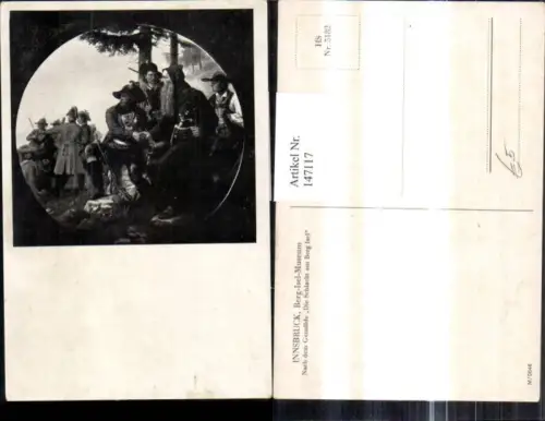 147117,Künstler Ak Gemälde Die Schlacht am Berg Isel Tiroler Freiheitskampf