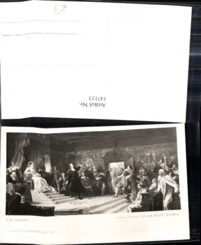 147153,Foto Ak Gemälde Karl Anrather Kanzler Biener a. d. Tiroler Landtag