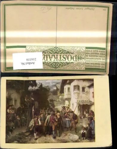 216558,Tiroler Freiheitskampf Künstler Ak Franz v. Defregger Letztes Aufgebot