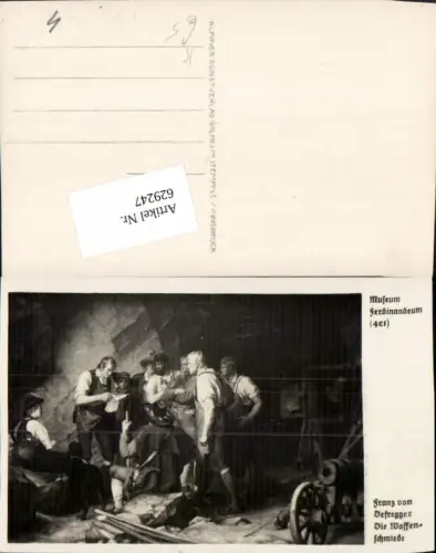 629247,Tiroler Freihheitskampf Franz von Defregger Waffenschmiede Kanone