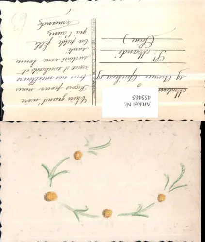 455465,Künstler AK Neujahr Blumen