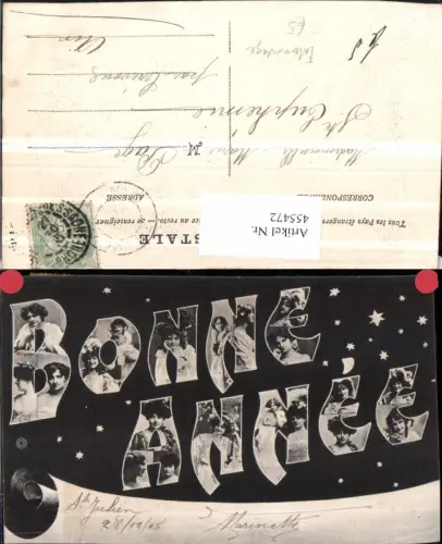 455472,Neujahr Buchstaben Collage Fotomontage Frauen Portraits