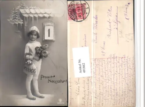 491862,Neujahr Kind Geld Hufeisen Klee Kalender pub RPH SBW 5315euro16