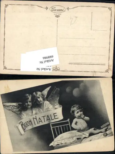 688986 Neujahr Engel Kind Baby Fotomontage
