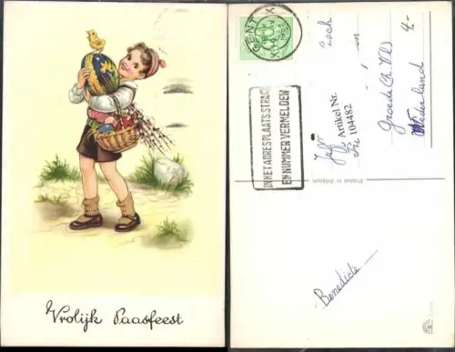 104482,Ostern Kind Osterei Küken