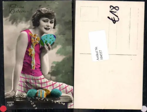 104557,Ostern Art Deco Junge Frau Edwardian Girl Fashion