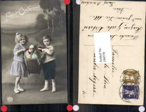 104570,Ostern Süsse Kinder Korb voll Ostereier