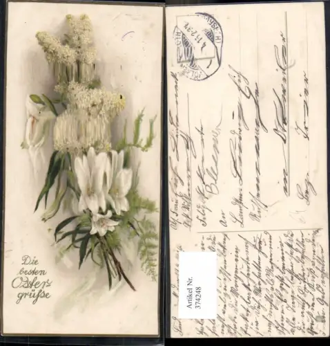 374248,Ostern Fliederzweig Lilien Blumen