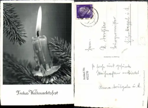 452270,Weihnachten Kerze Tannenzweige pub August Gunkel 3011euro2