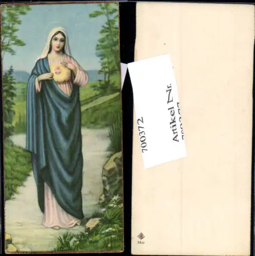 700372 Andachtsbild Heiligenbildchen Maria Herz