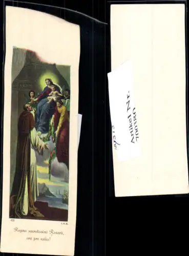 700380 Andachtsbild Heiligenbildchen Regina sacratissimi Rosarii ora pro nobis