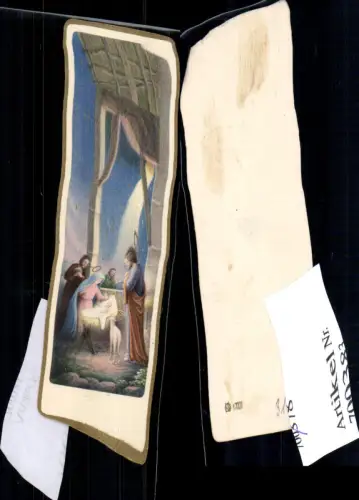 700383 Andachtsbild Heiligenbildchen Krippe Jesus Stern