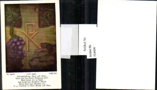 714404 Andachtsbild Heiligenbildchen M. Spötl VMS 269