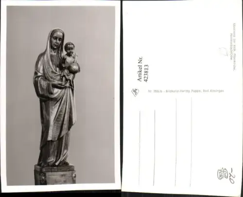 423813,Hammelbach im Odenwald Madonna der Pfarrkirche Statue