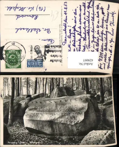 429097,Felsberg im Odenwald Altarstein Felsen