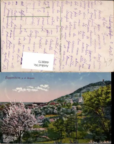 440873,Heppenheim an d. Bergstraße Teilansicht