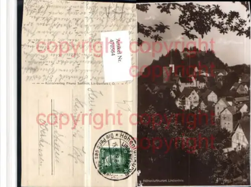 470564,Lindenfels Teilansicht