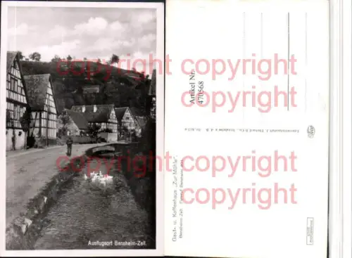 470568,Bensheim Zell Teilansicht Fluss