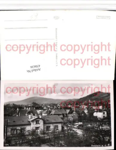 470636,Bensheim an d. Bergstraße Teilansicht