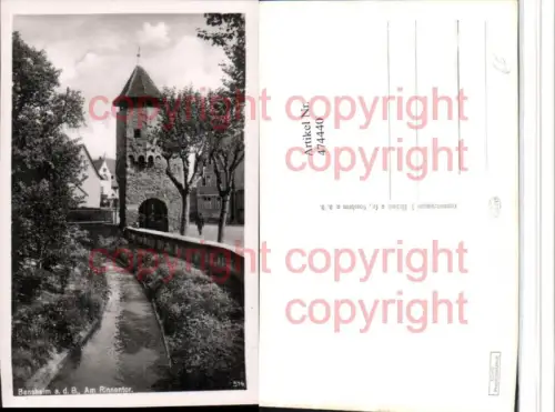 474440,Bensheim an d. Bergstraße Am Rinnentor Tor Turm