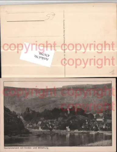 476799,Neckarsteinach m. Vorder- und Mittelburg